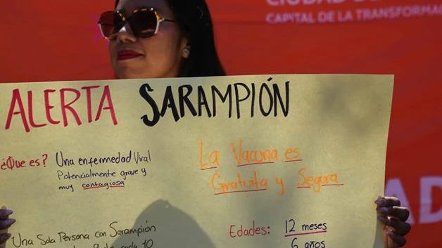 Contagios de sarampión superan 2 mil en México