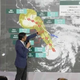 Servicio Meteorologico alerta por huracan Trudy