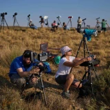 Medinaceli se llena de visitantes para el eclipse total de sol