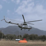 Helicóptero de la Armada realiza aterrizaje de emergencia en Jalisco