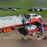 Concluyen entrega de fertilizantes a citricultores