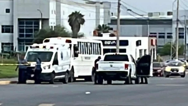 Muere chofer de transporte de personal en parque industrial