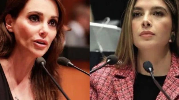 Encontronazo entre Lilly Tellez y Ruth Gonzalez en el Senado
