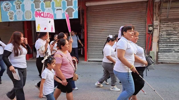 Invaden los comercios guias para personas invidentes