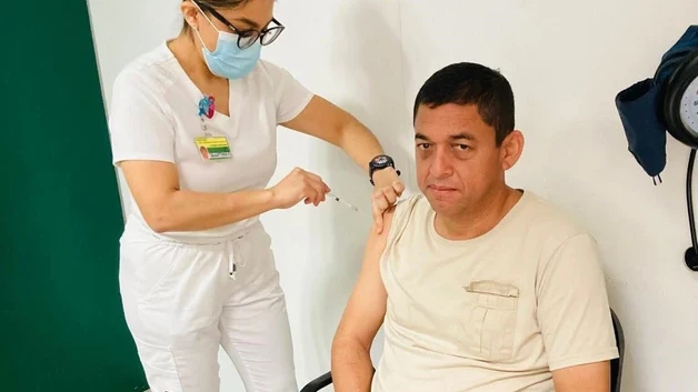 Cierran brigada del IMSS campana de vacunacion