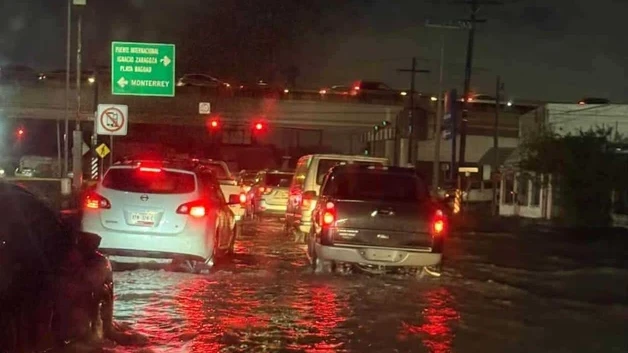 Amanece Matamoros inundado por segundo dia consecutivo
