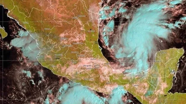 Se forma la Depresion Tropical Veinte-E frente a costas del Pacifico