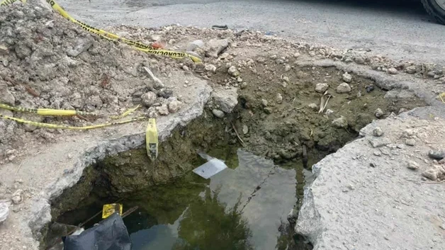 Deja Comapa trampa a entrada de escuelas