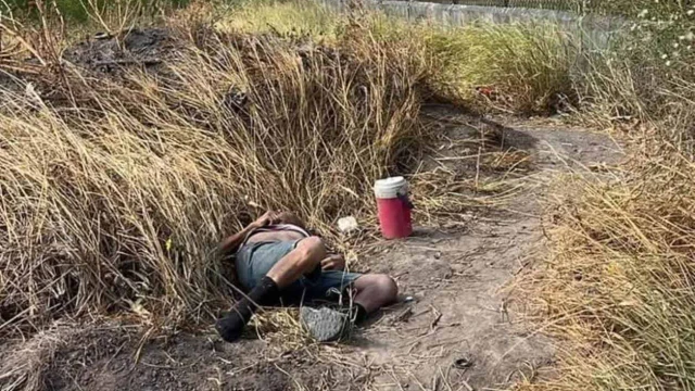 Hallan hombre sin vida en predio baldío