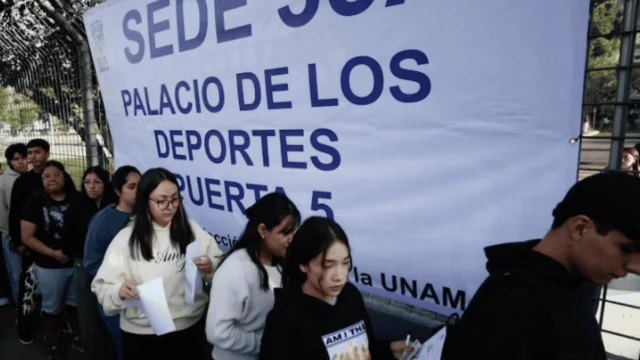 UNAM inicia examen de control en el Palacio de los Deportes