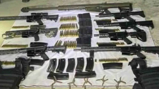 Asegura GE armas, vehículos y equipo táctico en Cd. Mier