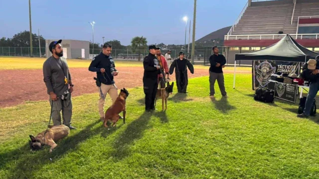 Destacan binomios K-9 en certificación internacional