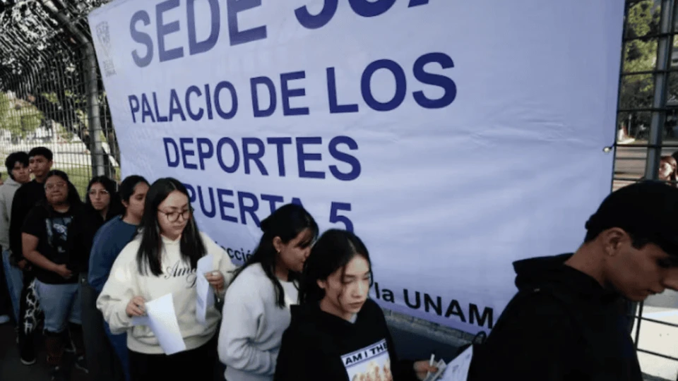 UNAM inicia examen de control en el Palacio de los Deportes