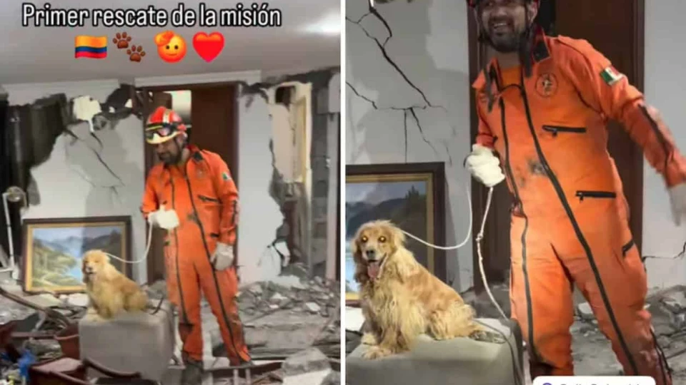 Topos Azteca realizan primer rescate en Colombia