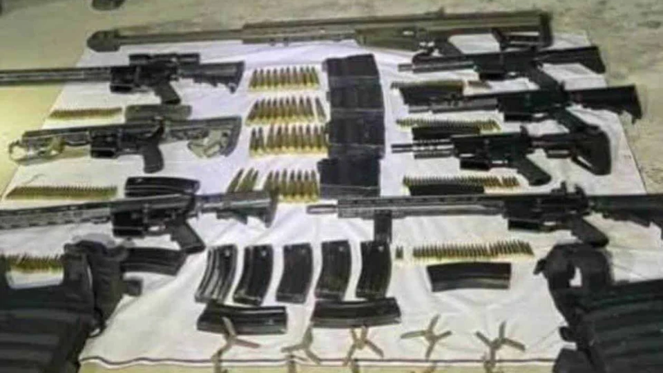 Asegura GE armas, vehículos y equipo táctico en Cd. Mier