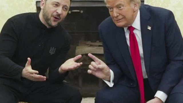 Reprende al líder ucraniano por irrespetuoso: Rompen Trump y Zelensky