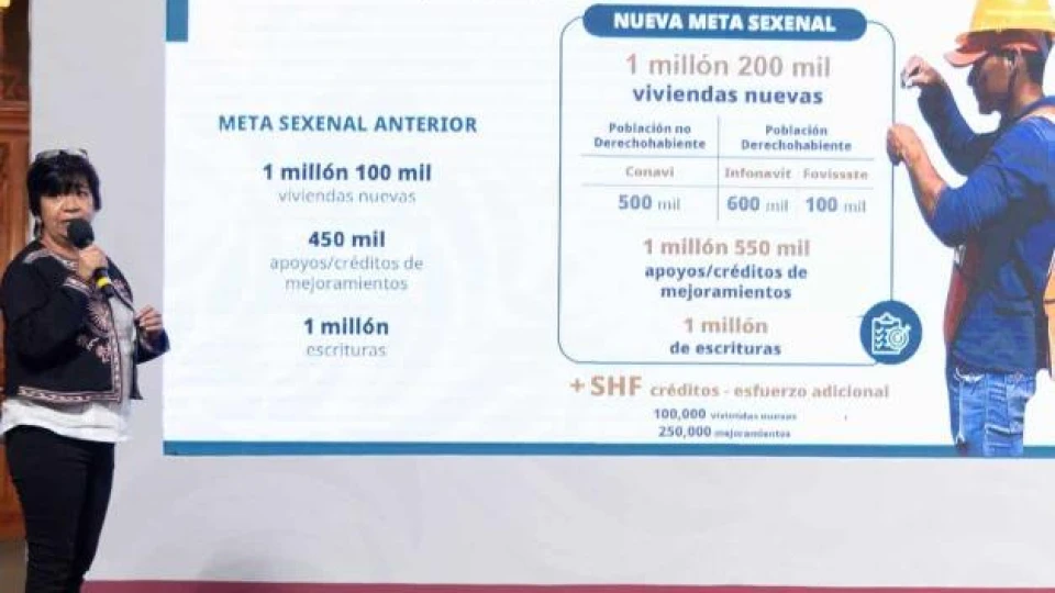 Construirán 186 mil viviendas; fijan meta para el 2025