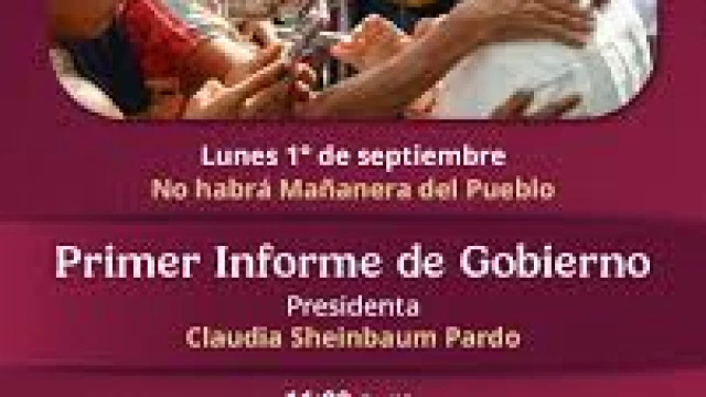 Primer informe de Gobierno-01 de septiembre