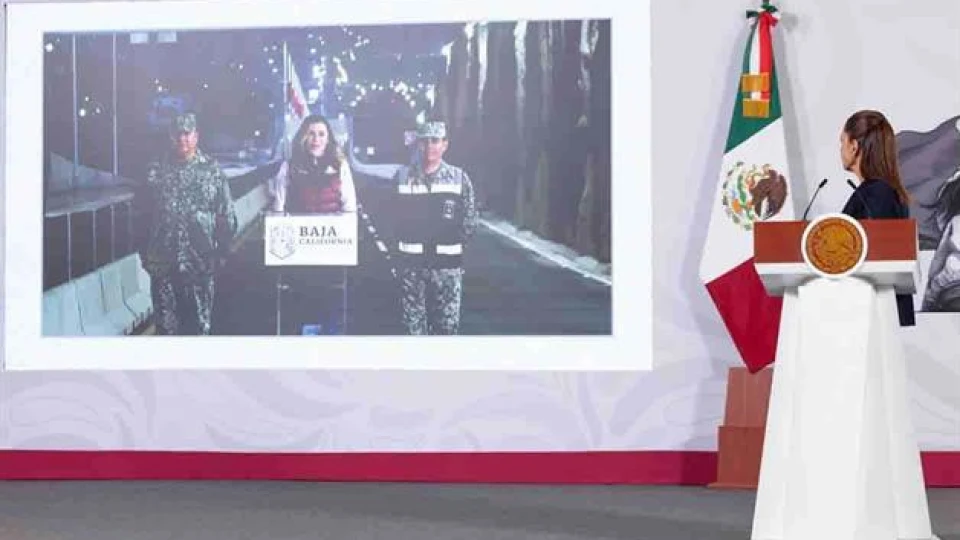 Inaugura Sheinbaum viaducto en Tijuana