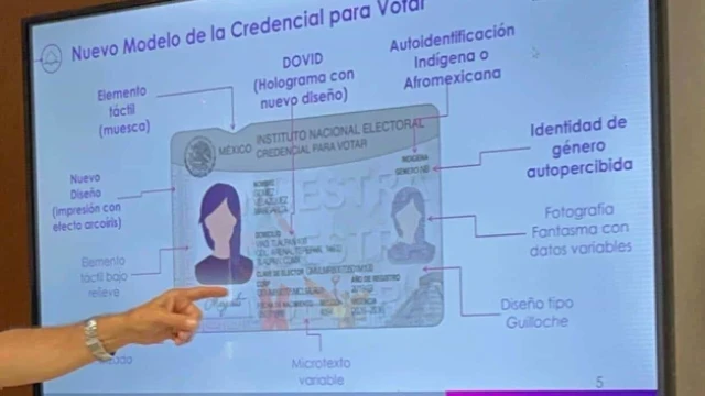 Blindan la credencial de elector con 25 candados