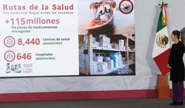 Entregan más de 100 millones de medicamentos con Rutas de la Salud