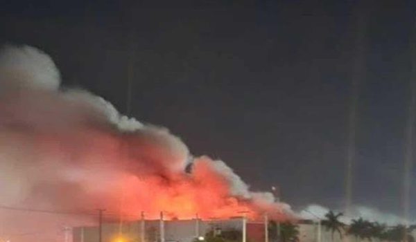 Explosión e incendio en maquila de Matamoros