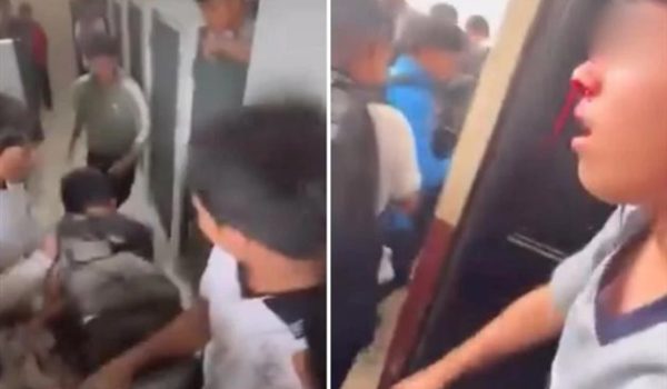 Violenta riña en secundaria de Tampico