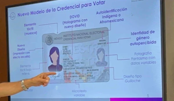 Blindan la credencial de elector con 25 candados